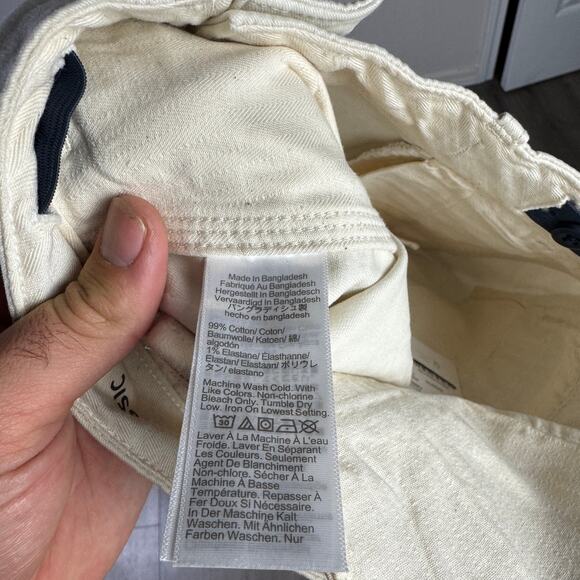 J.Crew Crewcuts Kids Classic Fit Stretch Chino Pants Boys 7 Gray Elastic Waist - Picture 5 of 7